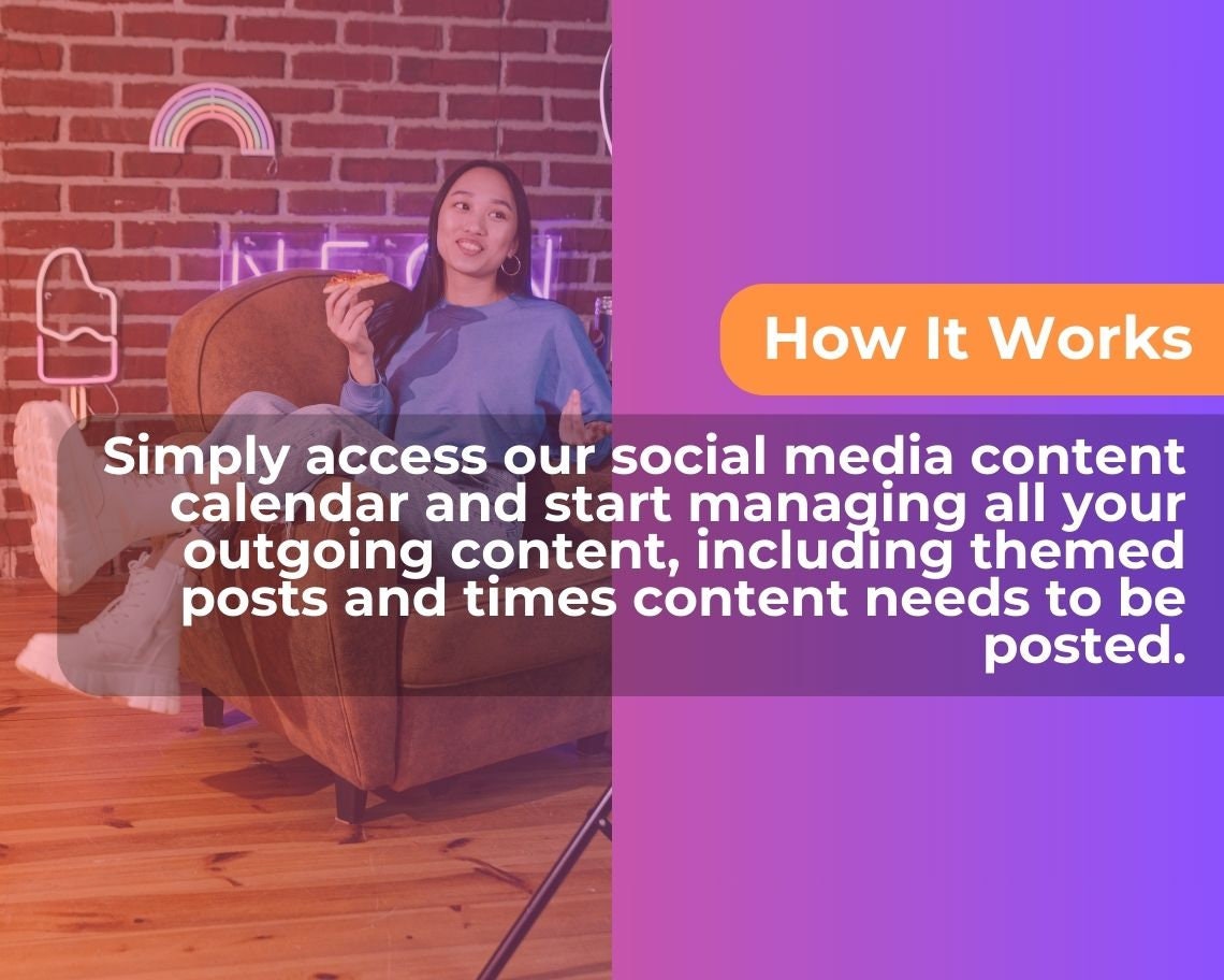 Social Media Content Calendar | Social Media Organiser & Schedule | Key Dates Planner for Instagram Facebook TikTok Snapchat Pinterest