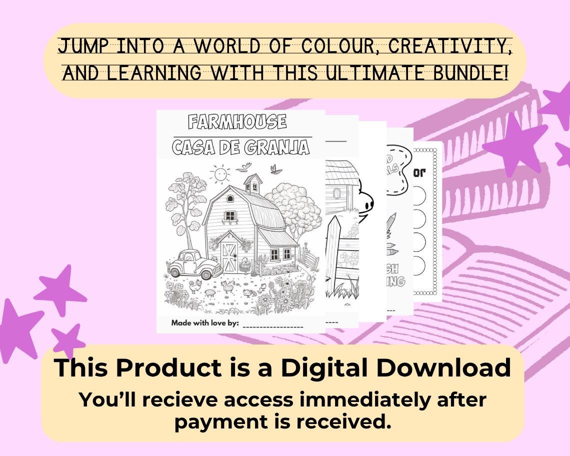 Kids Colouring Book BUNDLE | 3000 Themed Graphic Pages For Children | Kids & Adults Art Books | Printable Drawing And Colour Sheets |