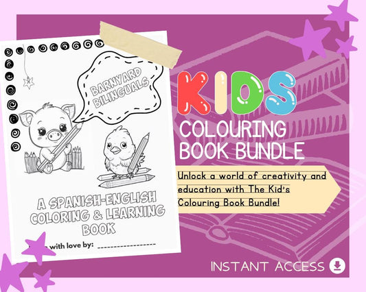 Kids Colouring Book BUNDLE | 3000 Themed Graphic Pages For Children | Kids & Adults Art Books | Printable Drawing And Colour Sheets |
