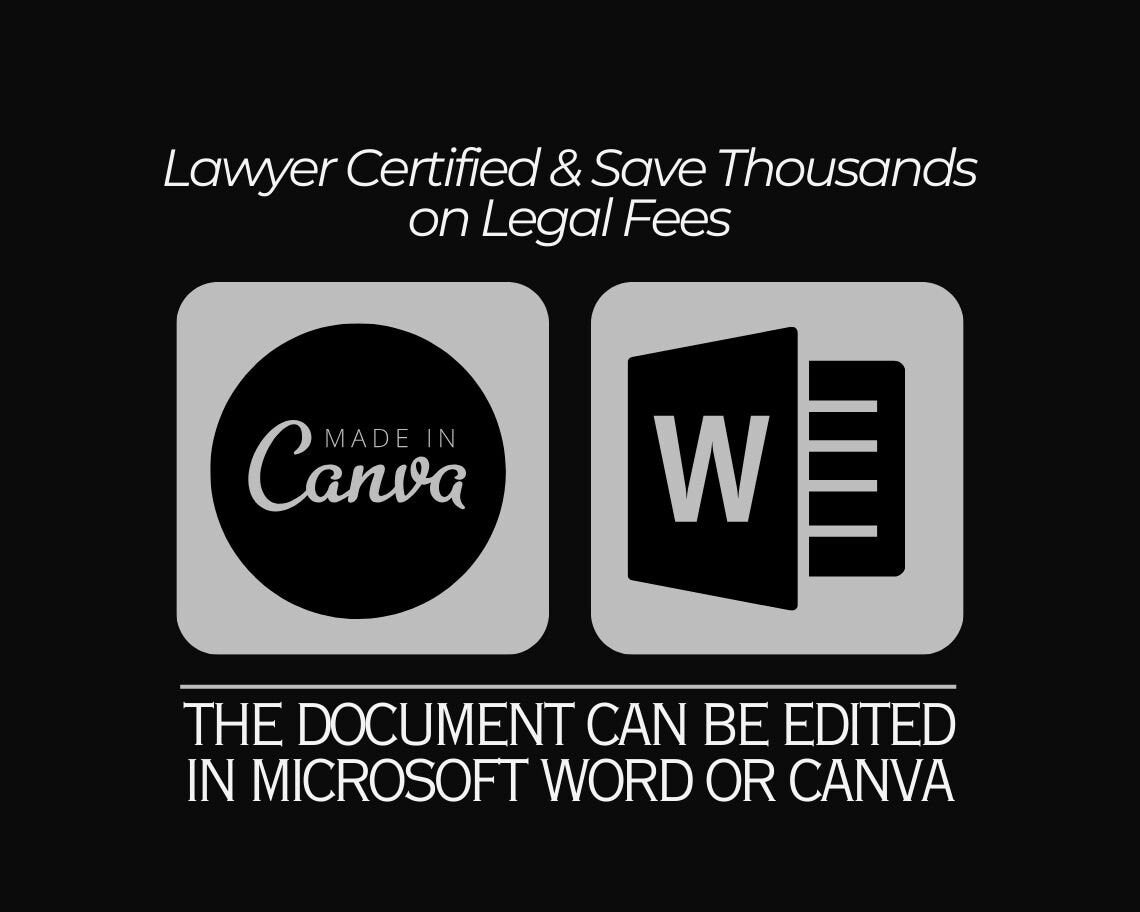 Letter Before Claim | Legal Document Lawyer Certified Binding Contract | Save Money on Legal Fees Instant Printable Download Easily Editable