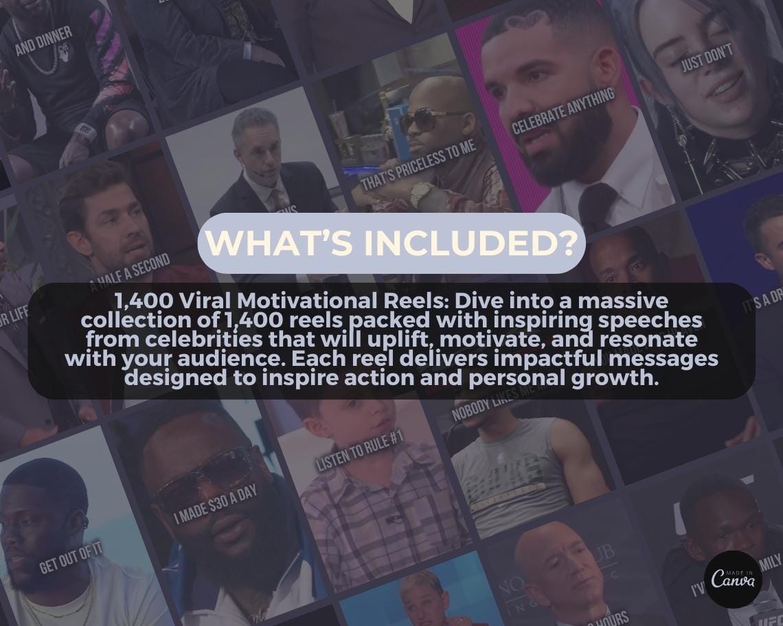1400 Motivational Reels | DFY Done For You Viral Clips | TikTok Instagram Reels Facebook Youtube Shorts | English Subtitled Ready To Post