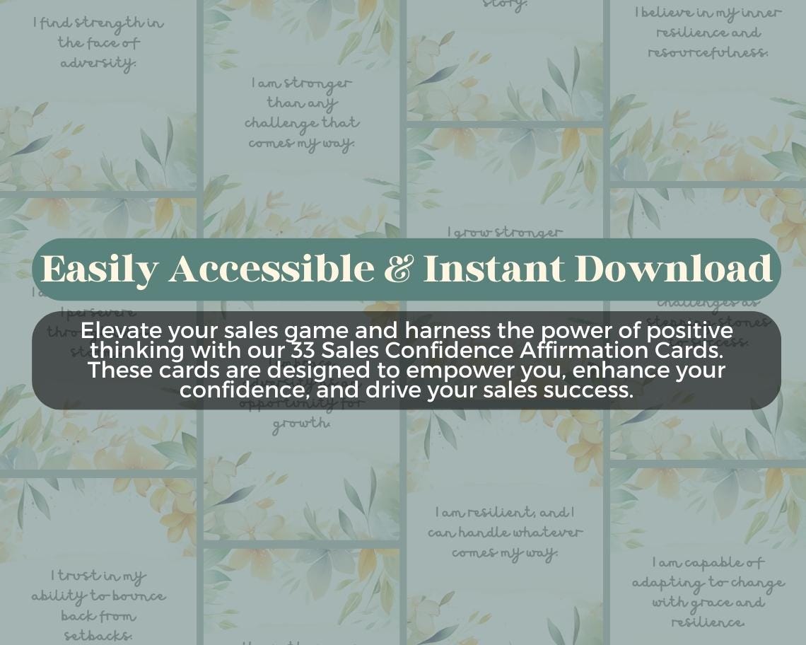 30 Journal of Resilience Affirmation Cards | Positive Affirmations For Courage | Editable Canva Graphic Cards | Illustrated Design Aesthetic