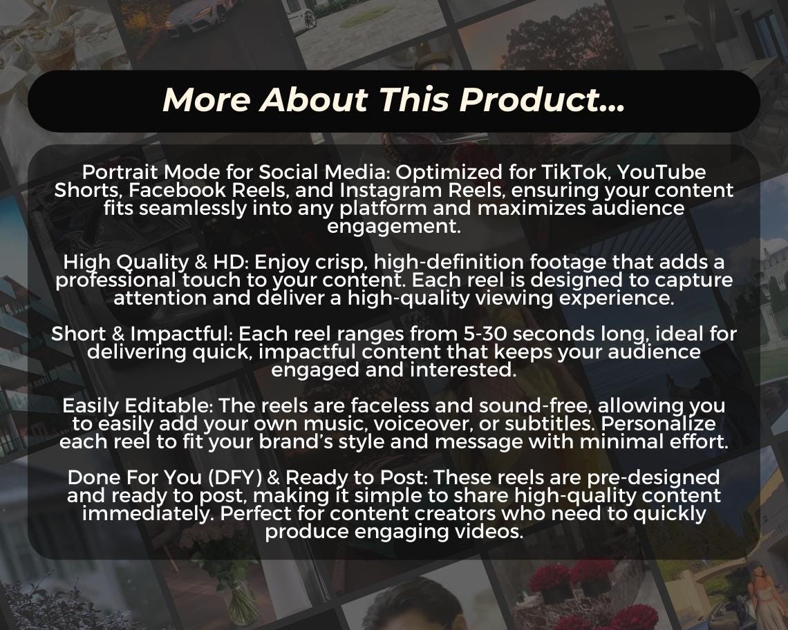 6500+ Faceless Reels Bundle | DFY Done For You Viral Clips | TikTok Instagram Reels Facebook Youtube Shorts | Ready To Post Videos