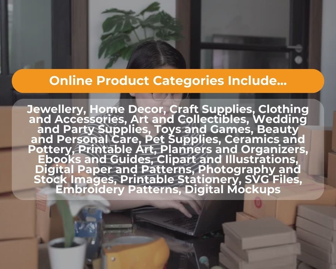 2000 Product Ideas To Sell on Etsy, Amazon, eBay | Online Selling Cheat Sheet | Online Selling Spreadsheet for Maximum Sales & Profit
