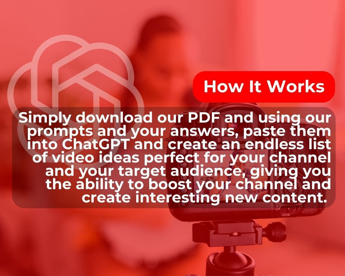 ChatGPT YouTube Content Generator | Create Captivating YouTube Content | AI Development Tool for Creativity and Passive Income
