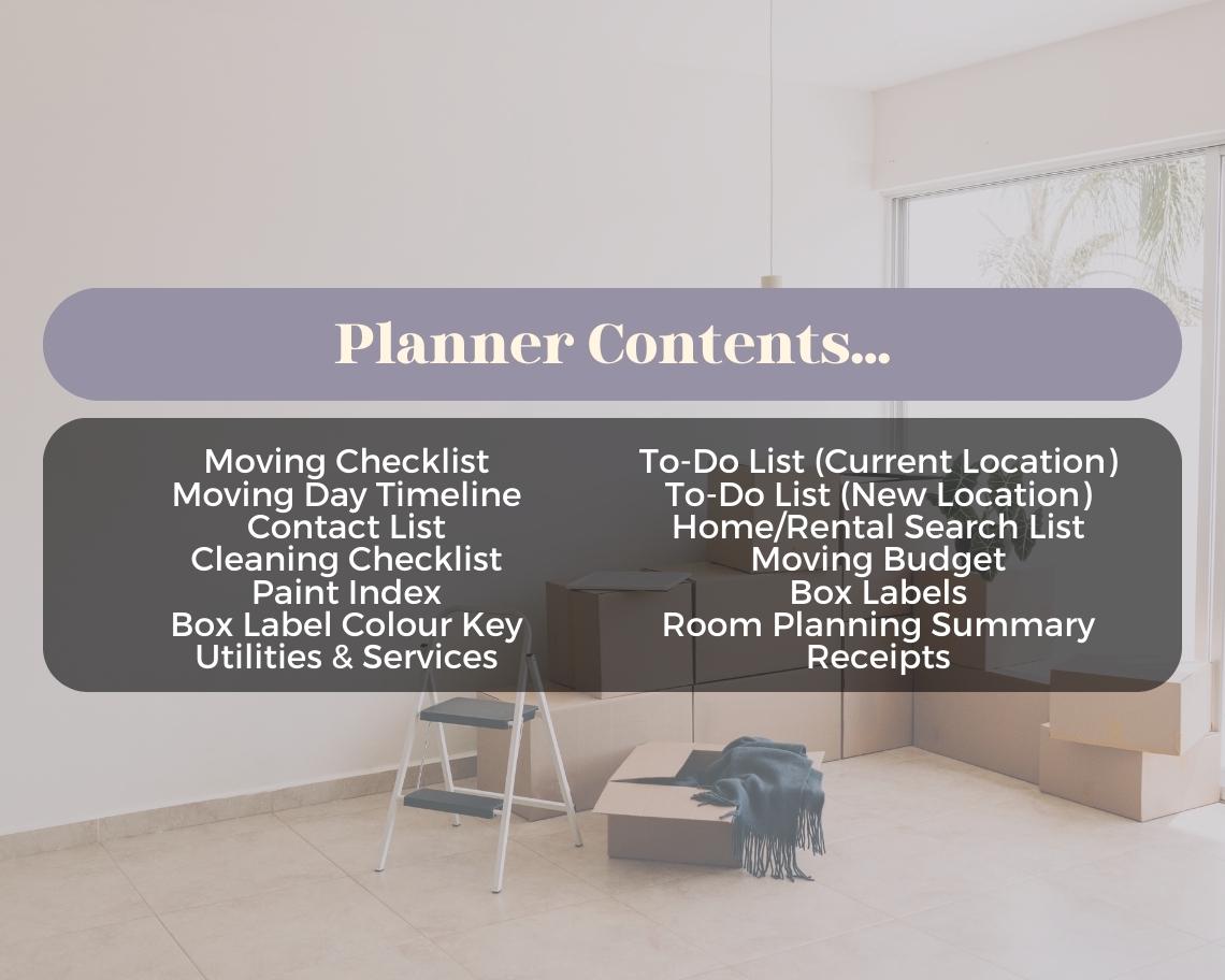 Relocation Planner | Goodnotes, Ipad, Notability, Canva | Daily/Weekly/Monthly Planner | Moving Relocating New Home Manager & Tracker