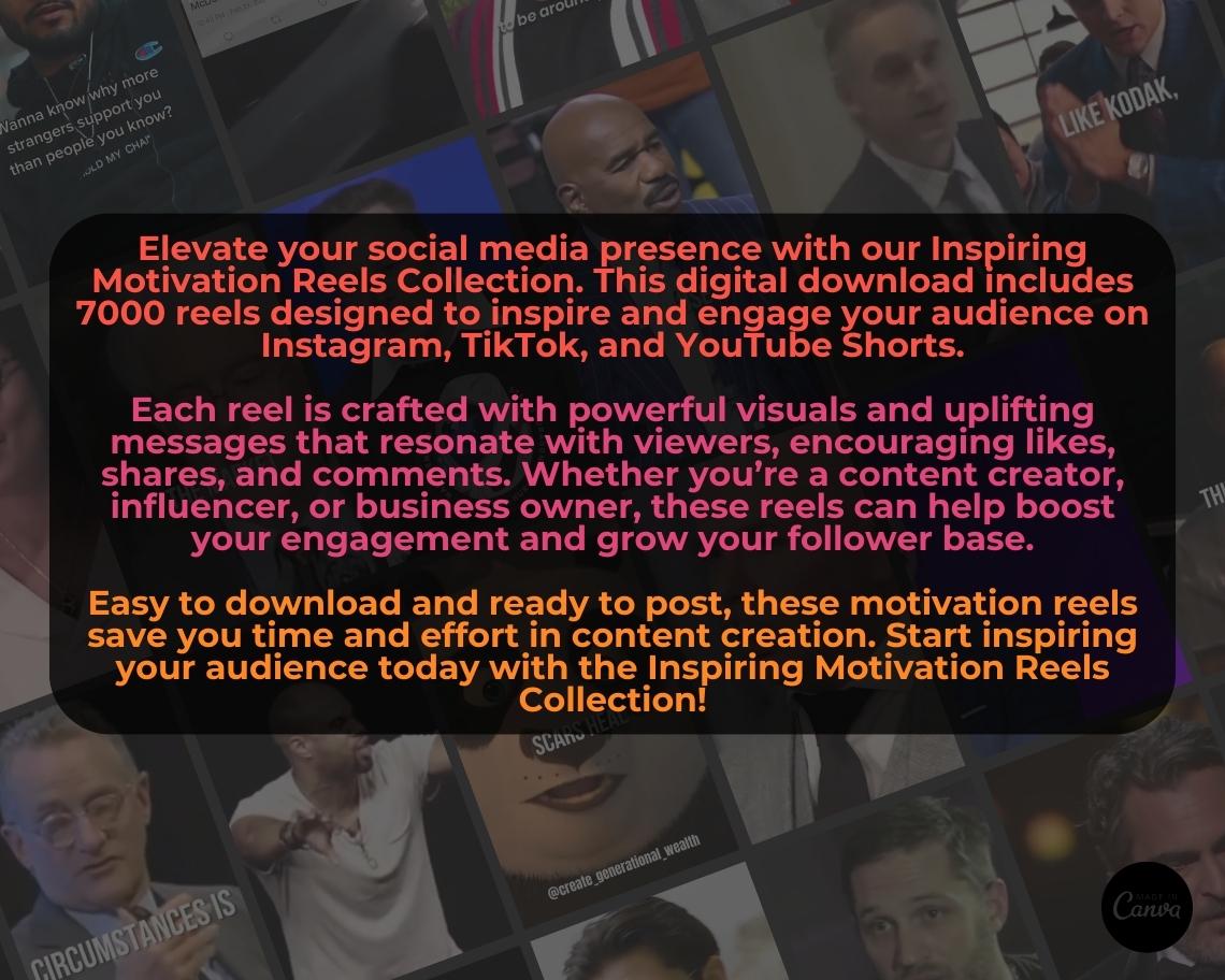 7000+ ULTIMATE Reels Bundle | DFY Done For You Viral Clips | TikTok Instagram Reels Facebook Youtube Shorts | Ready To Post Videos