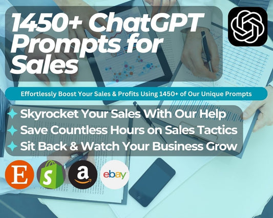 ChatGPT Prompts for Sales | Boost your Online Selling Ability  | AI Development Tool for Increased Business Sales