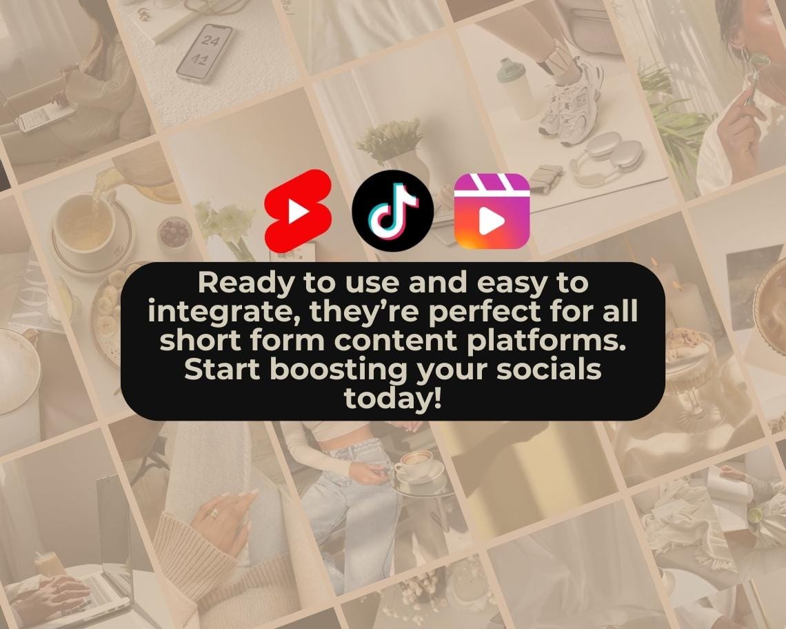 1600 Aesthetic Faceless Reels | Aesthetic Stock Footage Viral Clips | TikTok Instagram Reels Facebook Youtube Shorts | Faceless Easy To Edit