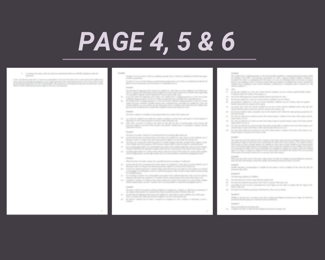 Tenancy Agreement | Legal Document Lawyer Certified Binding Contract | Save Money on Legal Fees Instant Printable Download Easy Edit