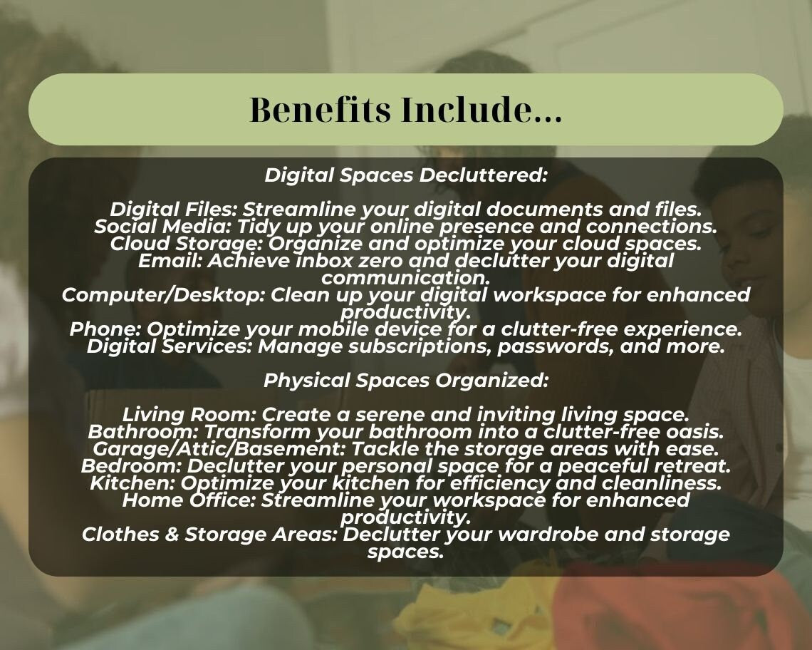 Ultimate Organiser Tool | Declutter Your Dashboard | Clean Up Digital & Physical Spaces | Cleaning Organisation Checklist | Free Space Sheet