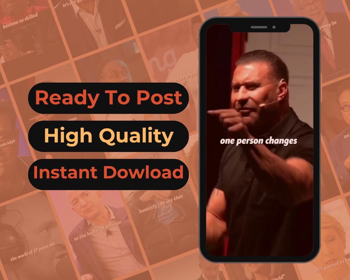 500 Motivational Reels | DFY Done For You Viral Reels | TikTok Instagram Reels Facebook Youtube Shorts | English Subtitled Ready To Post |