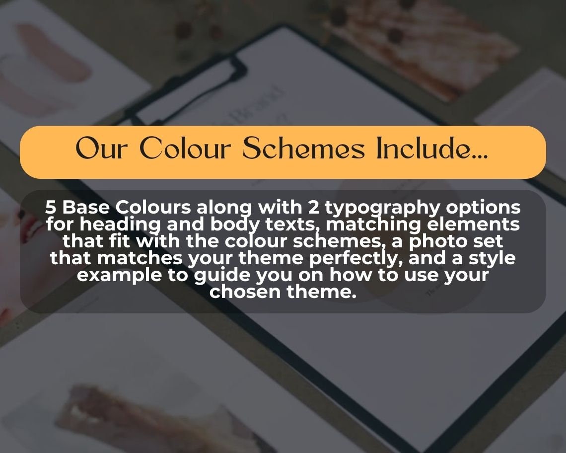 6 UNIQUE Colour Palettes | Change Brand Style Effortlessly | Lumid Pepper Mood Lola Boho Sage Color Schemes to Reskin & Edit Graphic Designs
