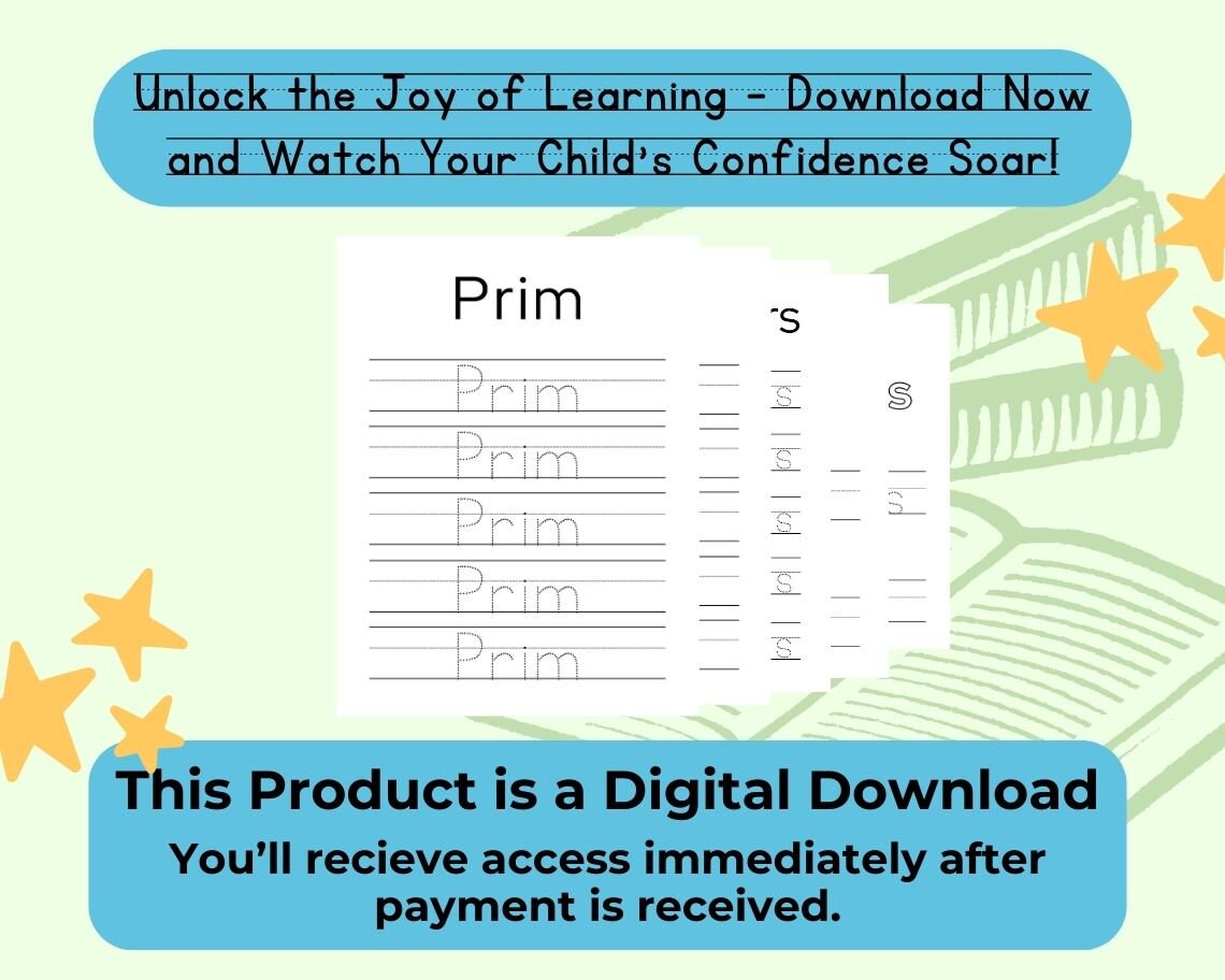 Kids Name Tracing Sheets | Children's Learning Sheet | Teach Kids & Toddlers Pages | Kids Educational Templates For Writing Words