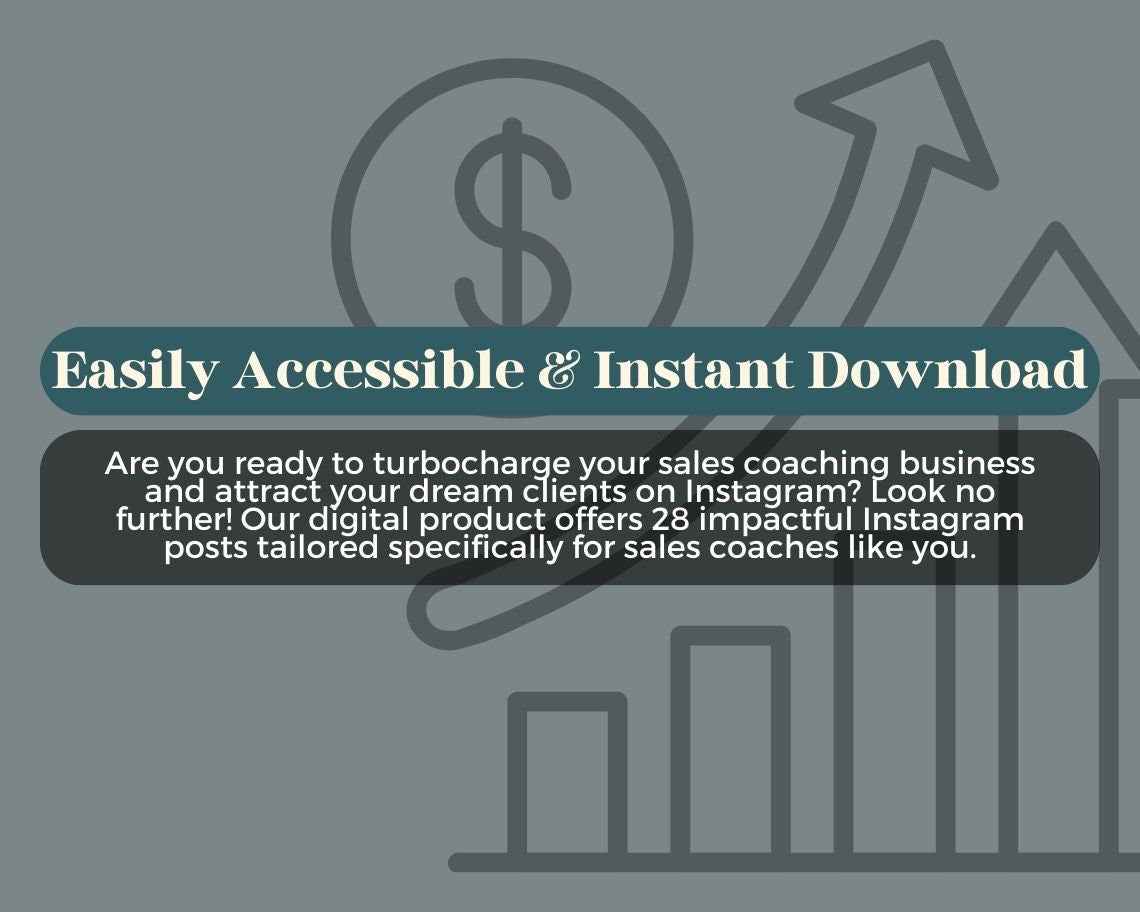 Sales Coach Instagram Posts | 28 Social Media Graphics | Selling Guru Insta Post Templates | Instagram Story and Post Designs For Viral IG