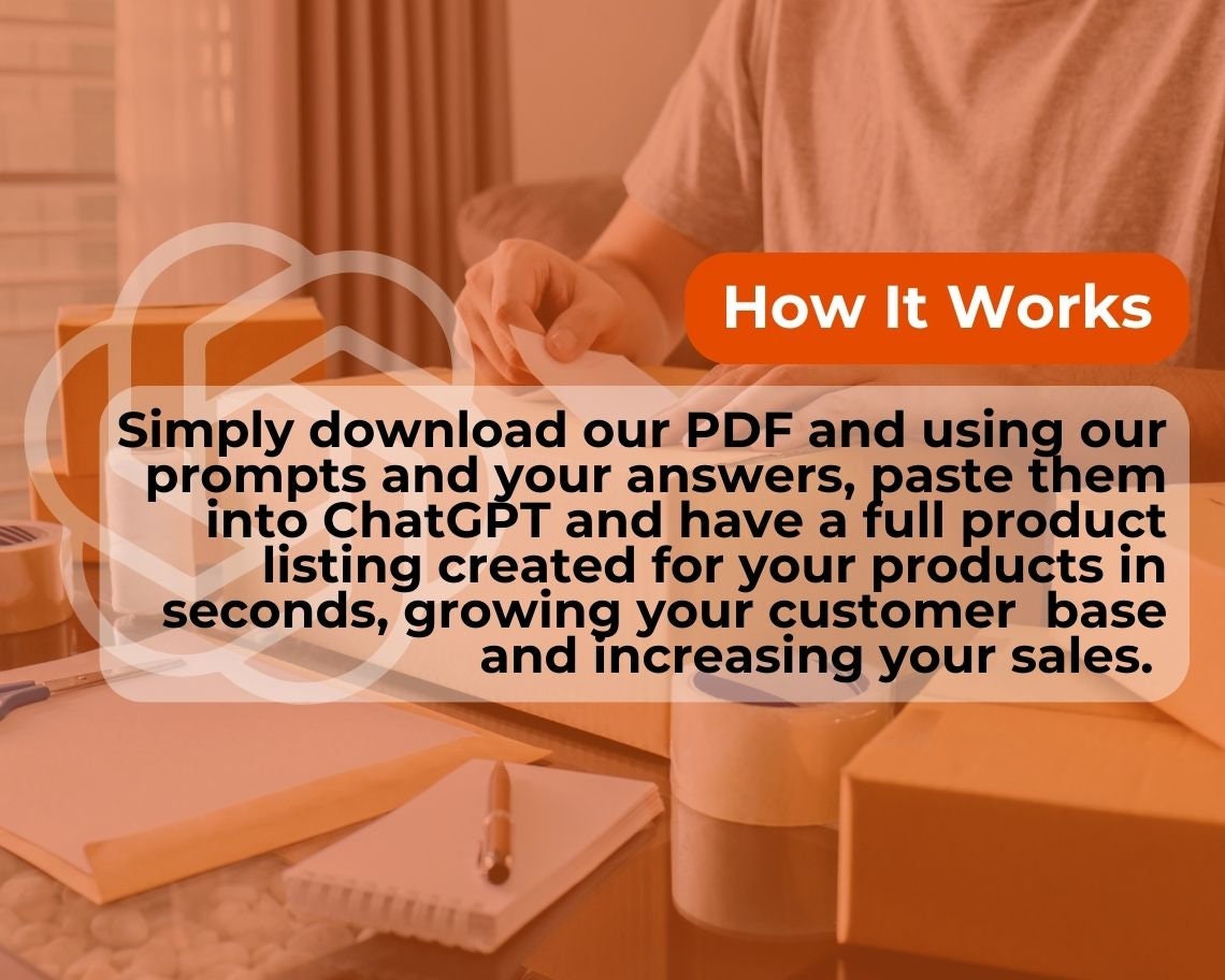 ChatGPT Etsy SEO Optimized Listing Generator | Create Best Selling Etsy Listings | AI Development Tool for Time Saving and Passive Income