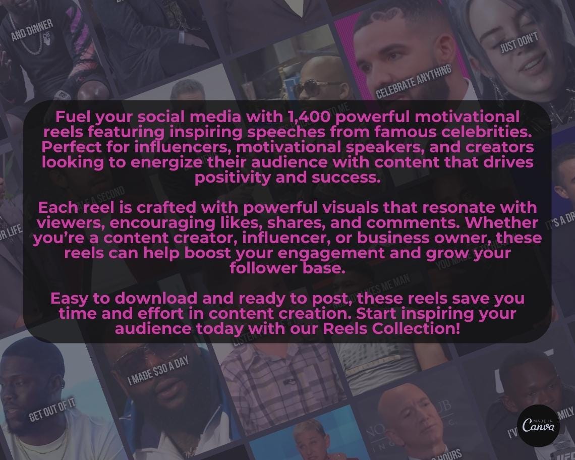 1400 Motivational Reels | DFY Done For You Viral Clips | TikTok Instagram Reels Facebook Youtube Shorts | English Subtitled Ready To Post