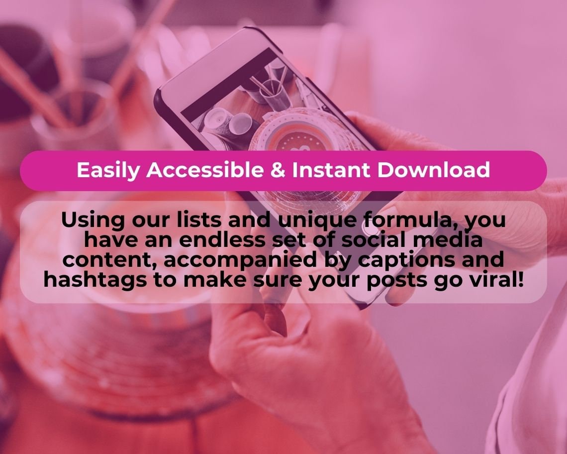 4000 Social Media Posts & Reels Ideas, Captions and Hashtags | Instagram Content Inspiration Cheat Sheet | Facebook and Insta Reels Ideas