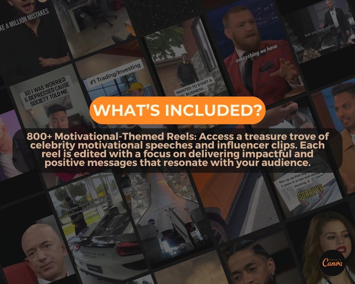 800 Motivational Reels | DFY Done For You Viral Clips | TikTok Instagram Reels Facebook Youtube Shorts | English Subtitled Ready To Post
