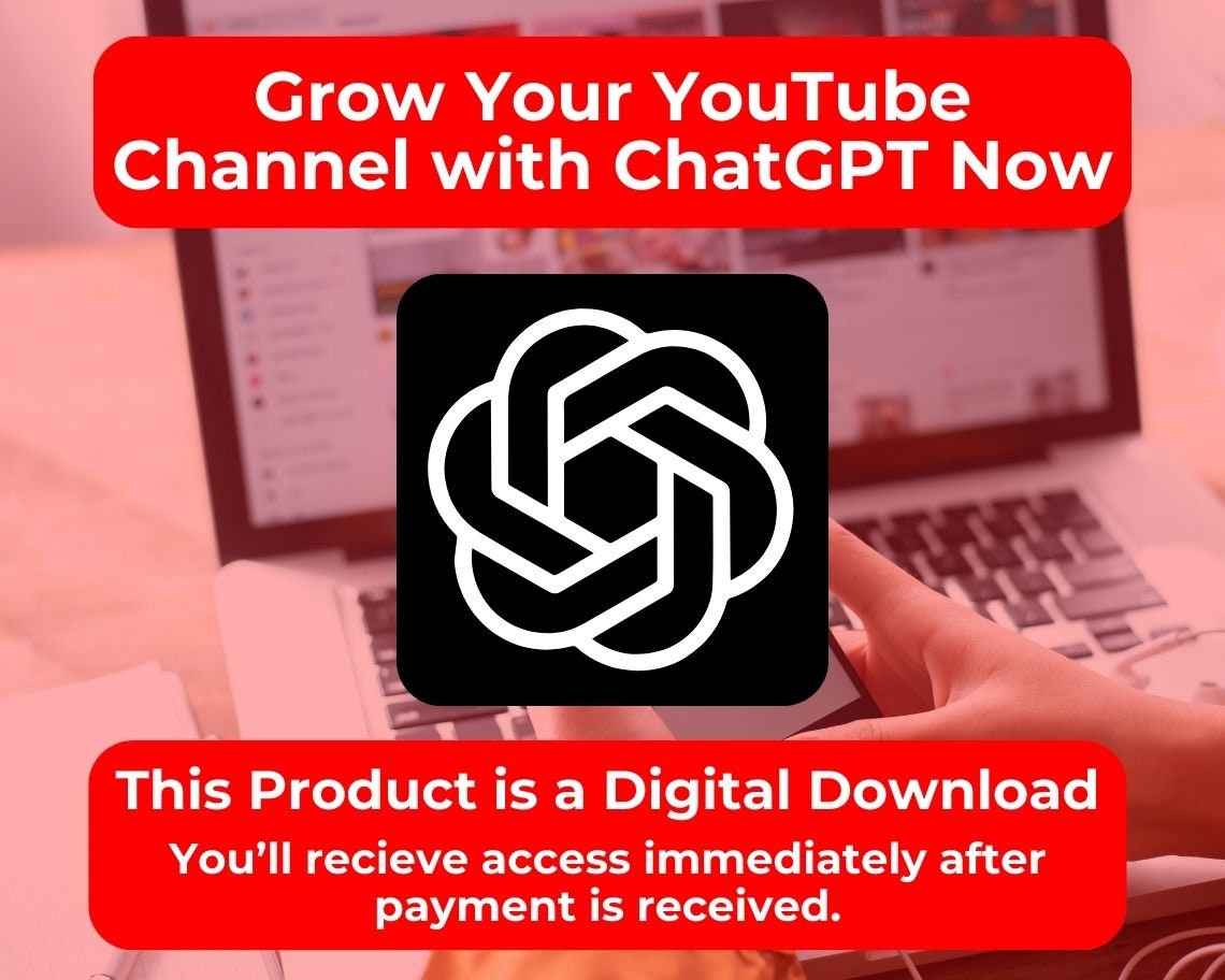 ChatGPT YouTube Content Generator | Create Captivating YouTube Content | AI Development Tool for Creativity and Passive Income