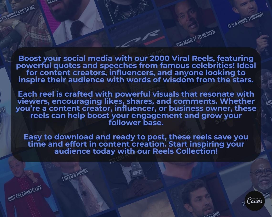 2000 Viral Reels | DFY Done For You Viral Clips | TikTok Instagram Reels Facebook Youtube Shorts | English Subtitled Videos Ready To Post