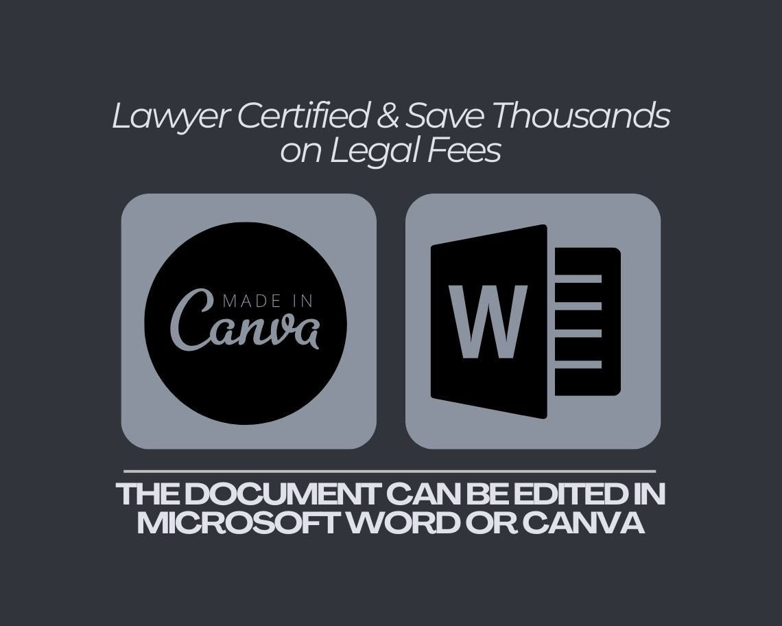 Pleading Paper | Legal Document Lawyer Certified Binding Contract | Save Money on Legal Fees Instant Printable Download Easily Editable