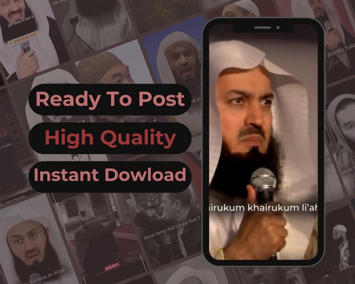 22000+ Islamic Reels | DFY Done For You Viral Clips | TikTok Instagram Reels Facebook Youtube Shorts | Muslim Videos Ready To Post