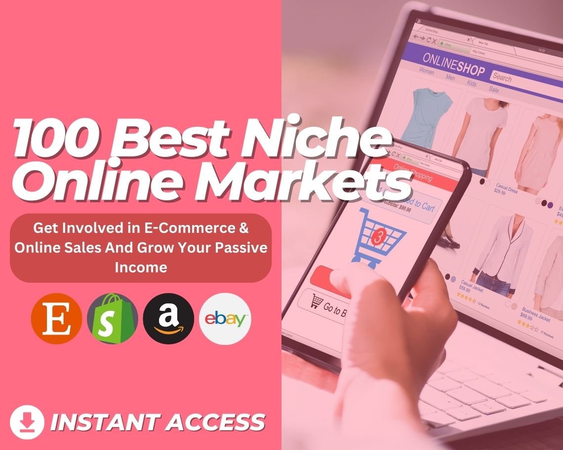 100 BEST Niche Markets to Sell in Successfully Online | Ecommerce Cheat Sheet | Dropshipping & Online Sales Work Sheet