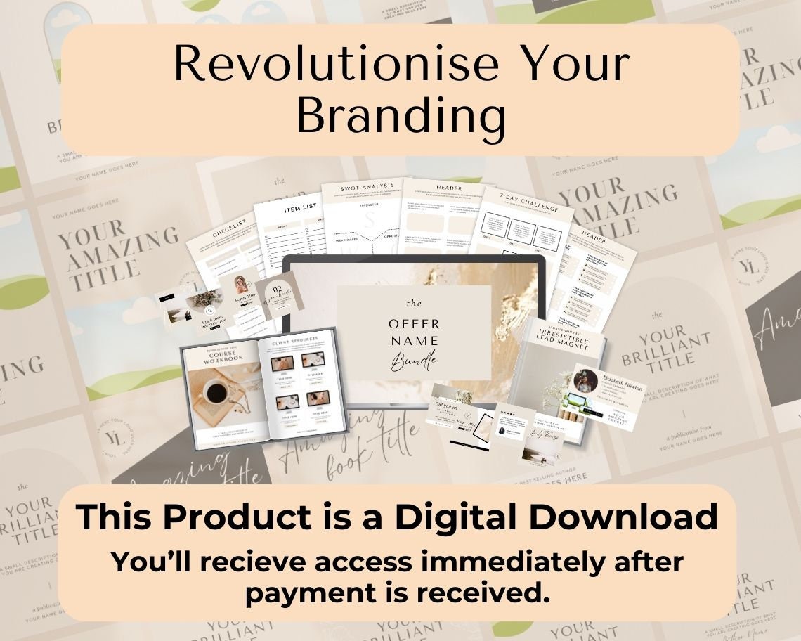 20 Thumbnail & Cover Title Templates | Mega Bundle Thumbnail Bonus | Pre Designed Template Thumbnails for Products eBooks Courses