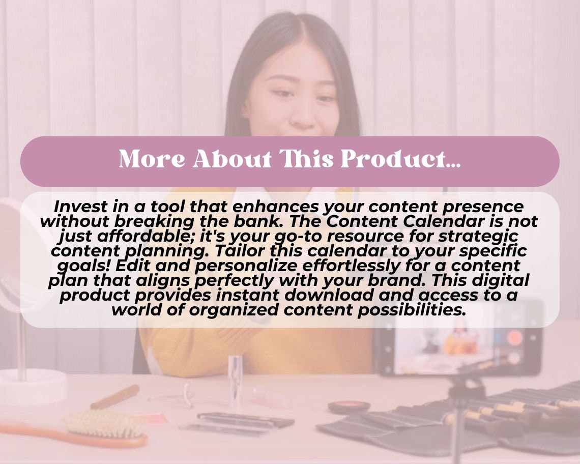 Weekly Content Calendar | 14 BONUS Content Templates | Plan Your Content Schedule | Social Media Post Planner | Plan Content Week by Week |