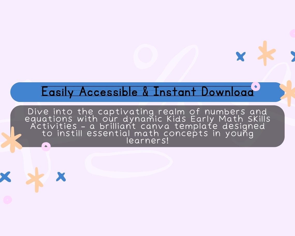 Kids Early Math Skills Activities | Children's Learning Sheet | Teach Kids & Toddlers Pages | Kids Educational Templates For Learning Maths