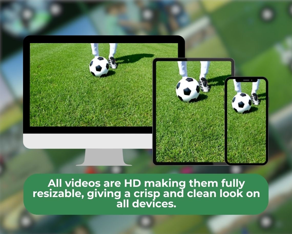 200 Sports Videos | HD Fitness Stock Footage Films | High Quality Motivational Clips Bundle | HQ Inspirational Football Basketball Soccer