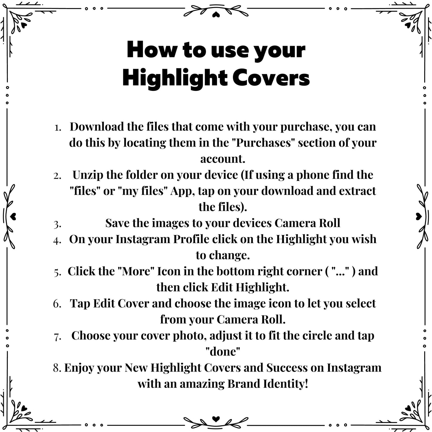 40 Instagram Highlight Covers | Black and White IG Story Icons | Celestial Aesthetic Highlight Buttons | IG Story Icons | Social Media Kit