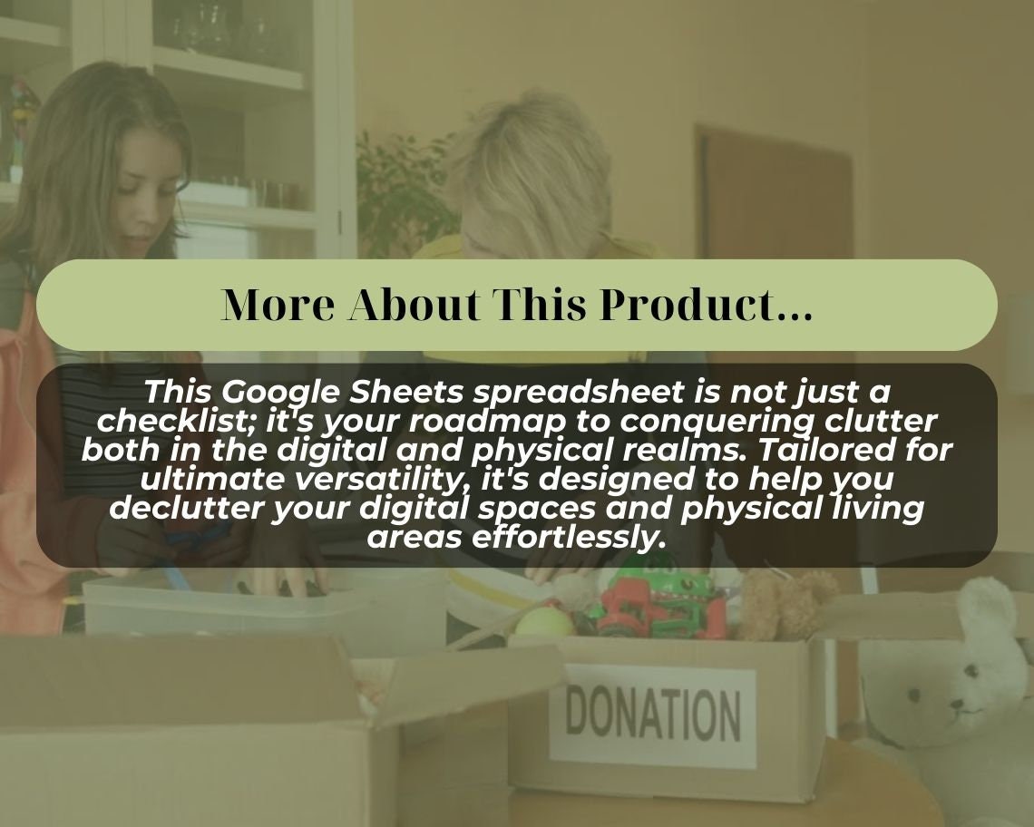 Ultimate Organiser Tool | Declutter Your Dashboard | Clean Up Digital & Physical Spaces | Cleaning Organisation Checklist | Free Space Sheet