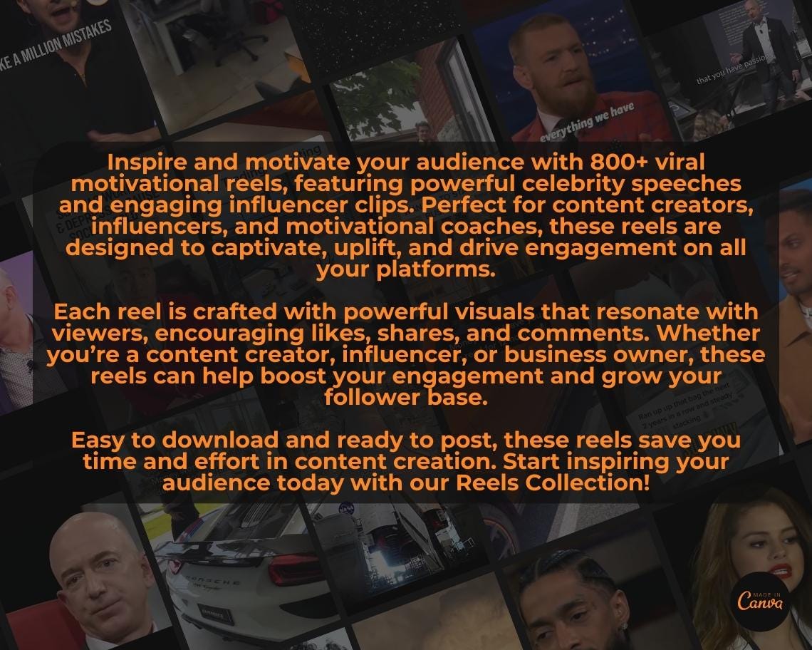 800 Motivational Reels | DFY Done For You Viral Clips | TikTok Instagram Reels Facebook Youtube Shorts | English Subtitled Ready To Post