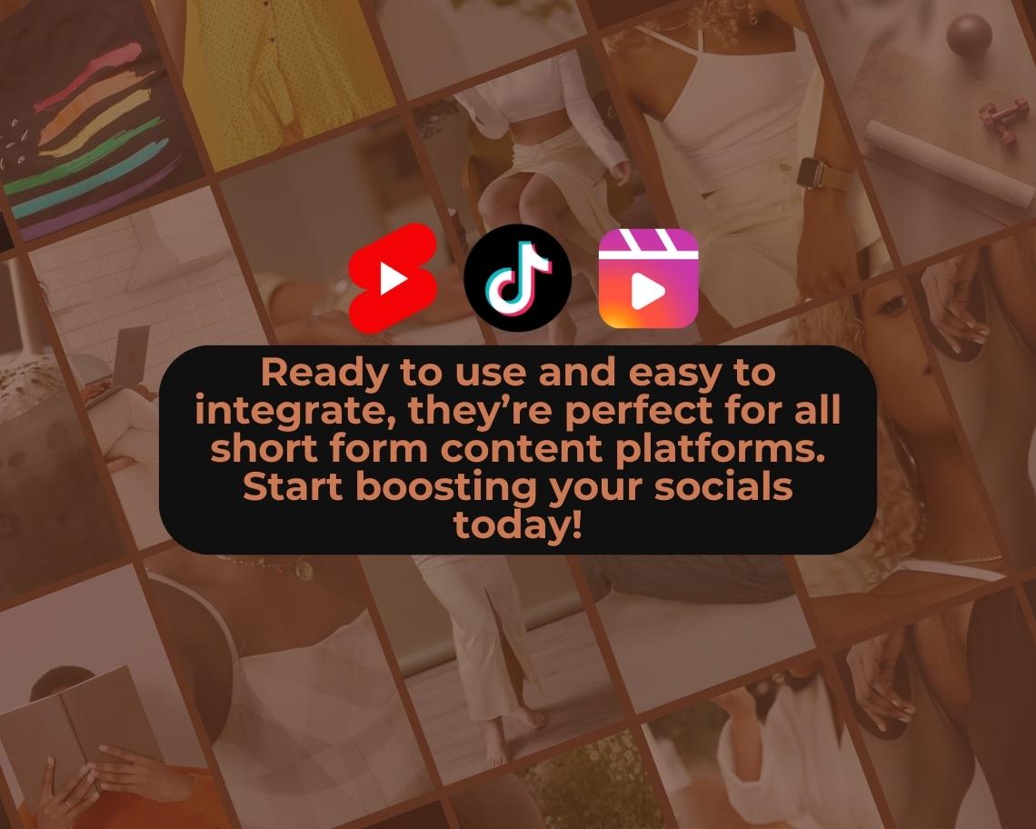 1200 Melanin Reels | Black Male/Female Aesthetic Stock Footage Clips | TikTok Instagram Reels Facebook Youtube Shorts | Easy To Edit Videos