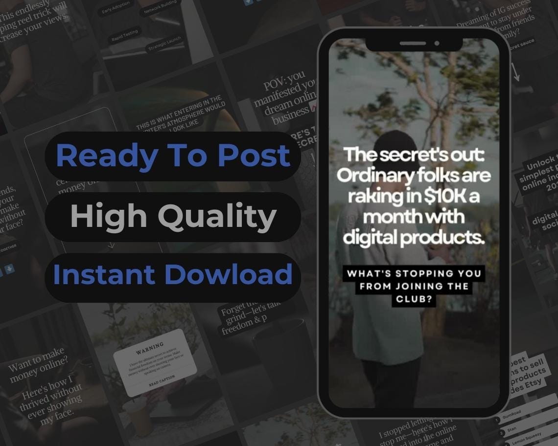 300 Faceless Man Reels | DFY Done For You Viral Clips | TikTok Instagram Reels Facebook Youtube Shorts | Captioned Ready To Post Videos